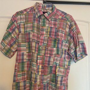 Vineyard Vines - Men's S/S Button Up - Tucker Cotton Shirt - Large